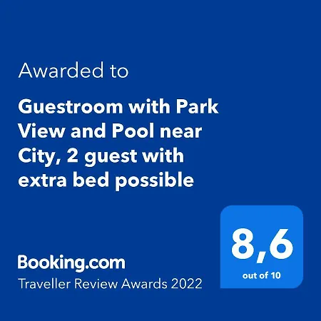 Guestroom With Wide View And Pool Near Side, 2nd Guest With Extra Bed Possible * Frankfurt nad Mohanem