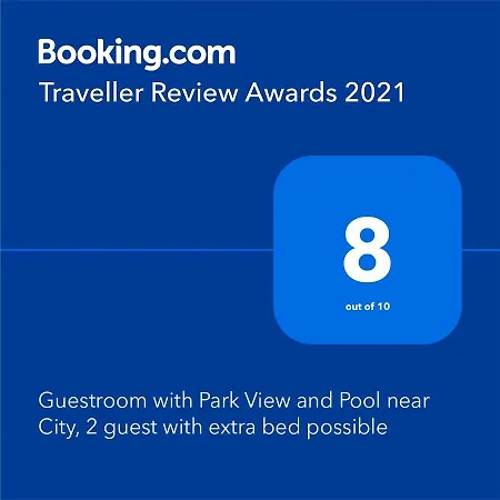 Guestroom With Wide View And Pool Near Side, 2nd Guest With Extra Bed Possible Frankfurt nad Mohanem